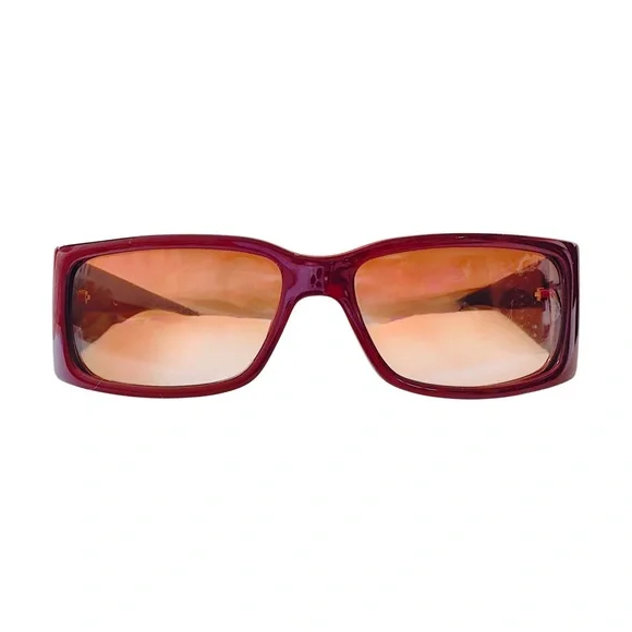 NWOT Christian Dior ClassicDior 2 CQJNF Burgundy Sunglasses Brown Gradient Lens - Picture 8 of 16